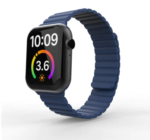 Leather Magnetic Loop Watch Strap
