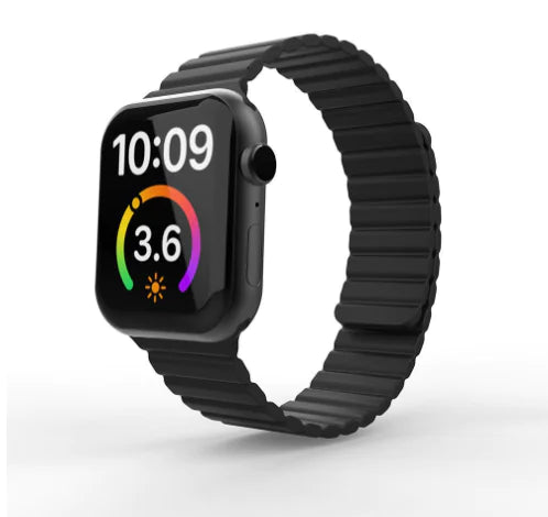 Leather Magnetic Loop Watch Strap