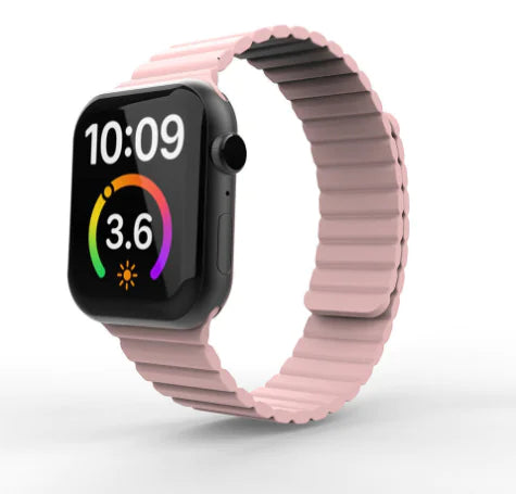 Leather Magnetic Loop Watch Strap