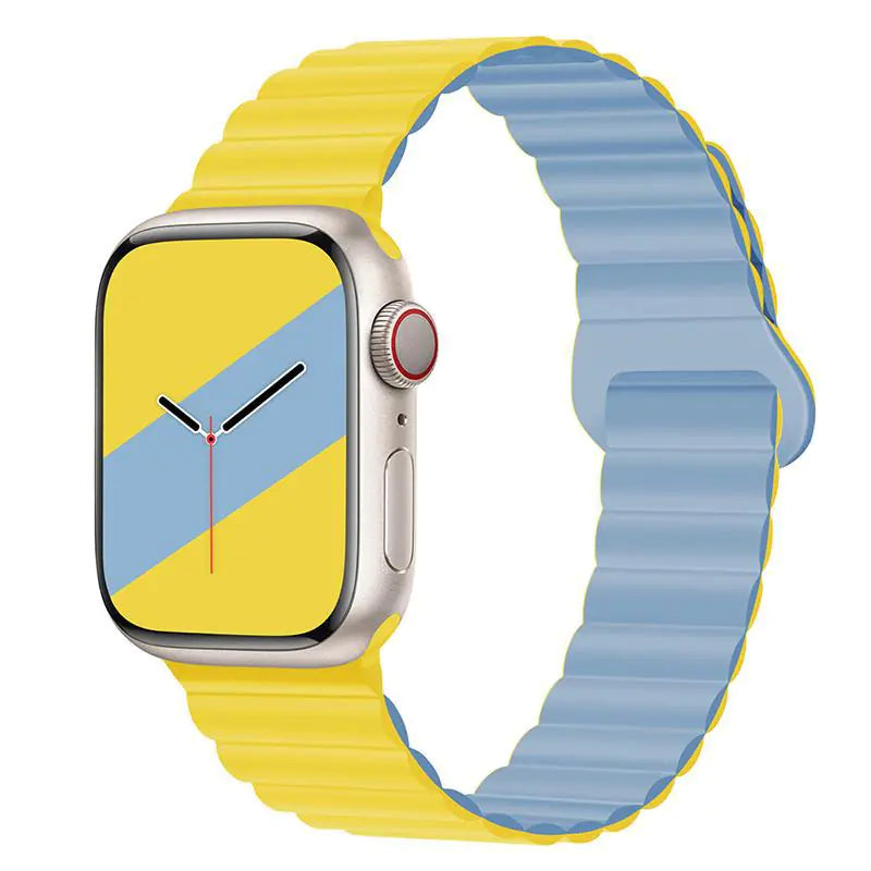 Creative Silicone Magnetic Strap for Apple Watch 8/7/6/SE/5/4