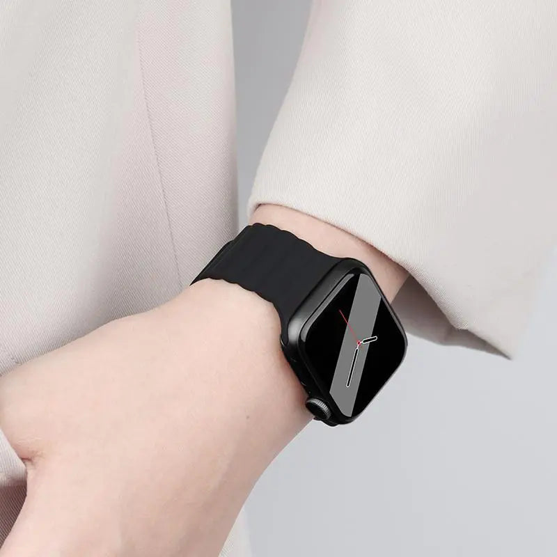 Creative Silicone Magnetic Strap for Apple Watch 8/7/6/SE/5/4