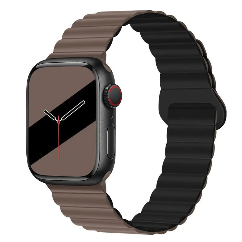 Creative Silicone Magnetic Strap for Apple Watch 8/7/6/SE/5/4