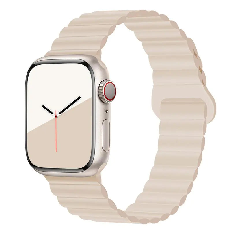 Creative Silicone Magnetic Strap for Apple Watch 8/7/6/SE/5/4