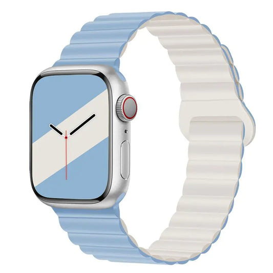 Creative Silicone Magnetic Strap for Apple Watch 8/7/6/SE/5/4